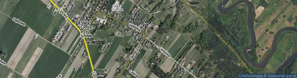 Zdjęcie satelitarne Wiejska ul.